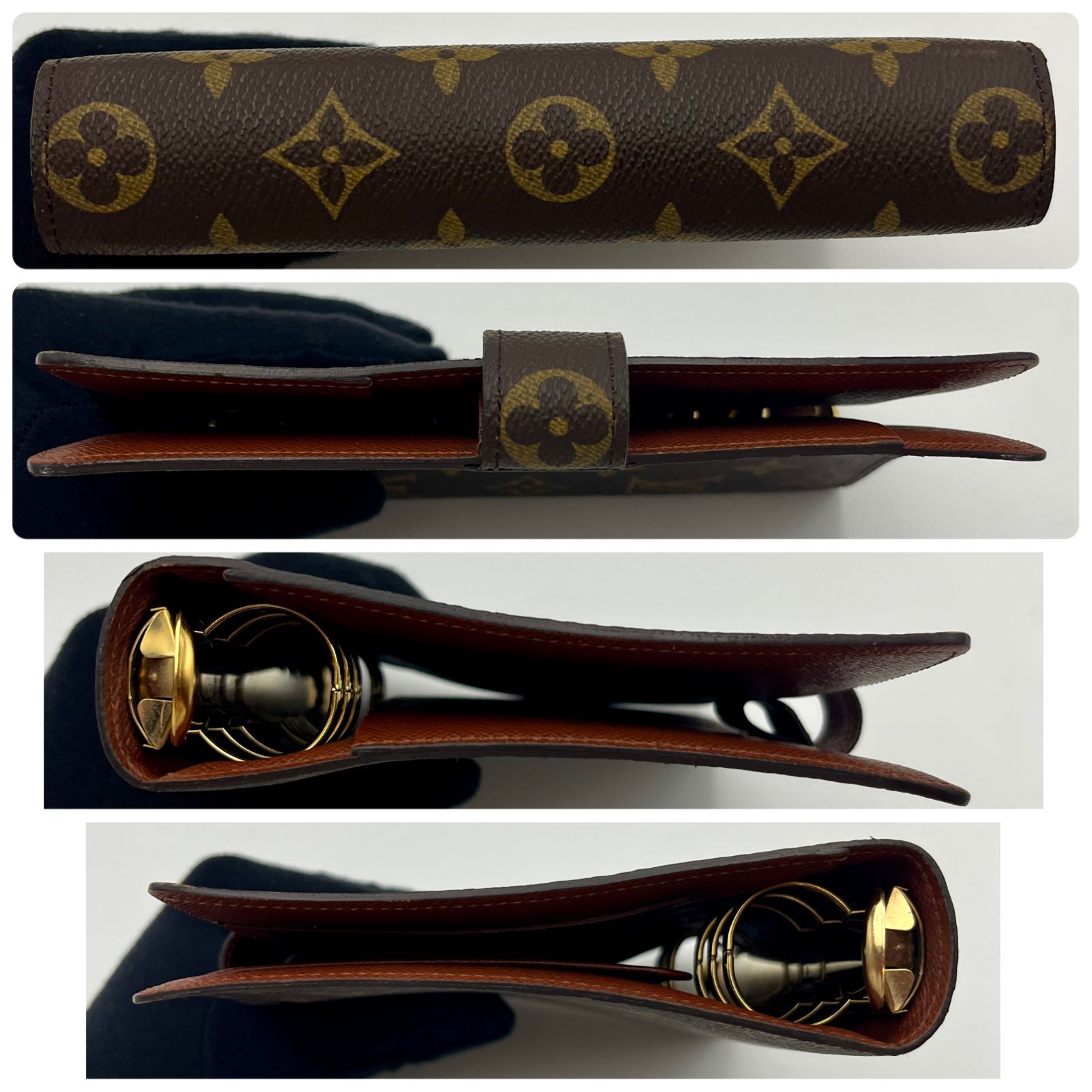  LOUIS VUITTON R 20105 モノグラム アジェンダMM 手帳カバー SP 0031 カードケース 小物