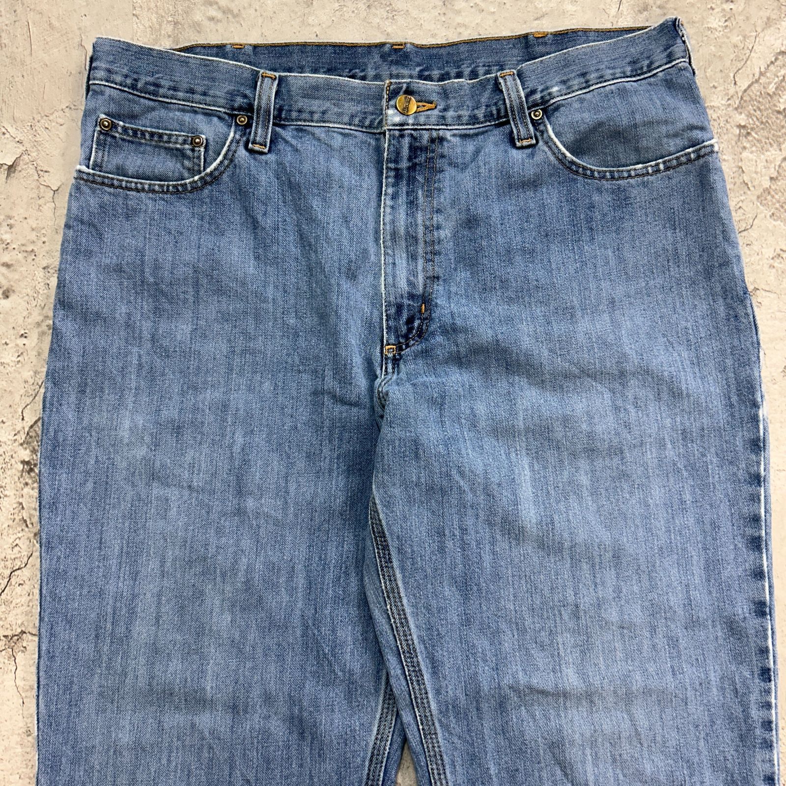 Carhartt カーゴデニムパンツ ライトブルー 楽天市場】カーハート 5ポケットパンツ デニムパンツ US Carhartt