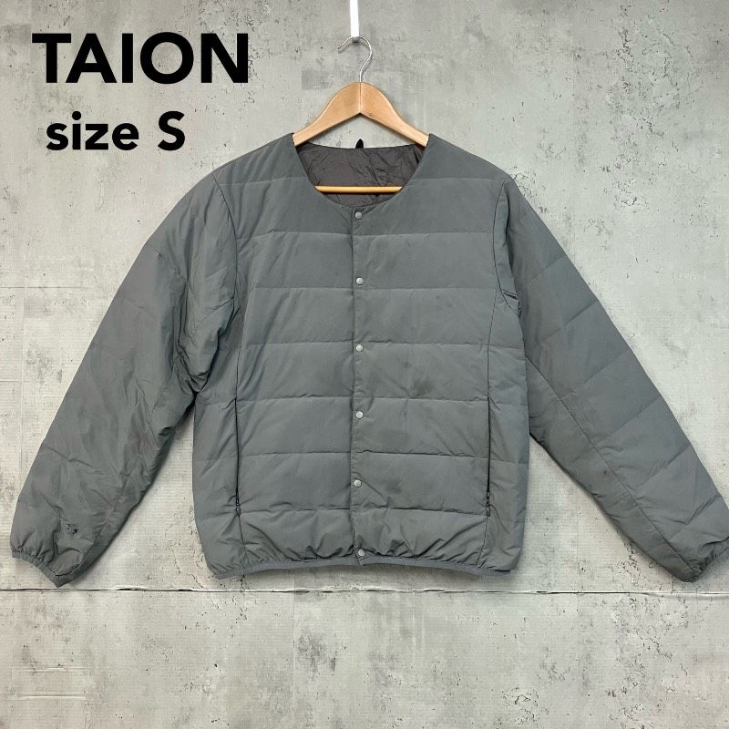 TAION × SHIPS any 美品 S タイオン シップスエニィ 別注 Vネック 