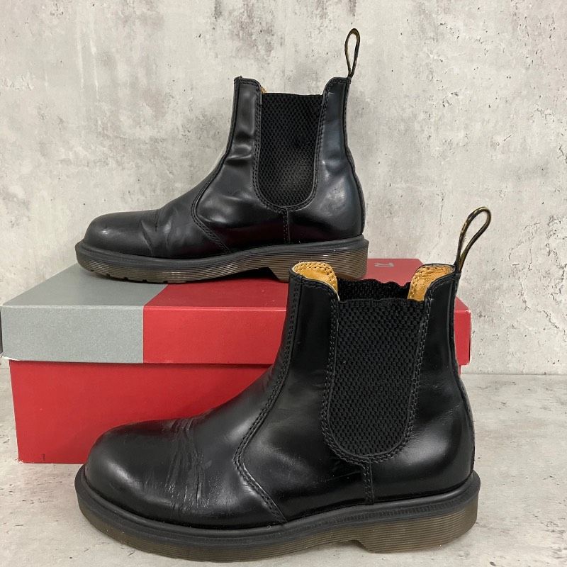 ✅ Dr.Martens 2976 チェルシーブーツ USM4.0|USL5.0 UK3 黒 サイドゴア 本革 レザー Dr.マーチン ドクターマーティン ◼️◼️