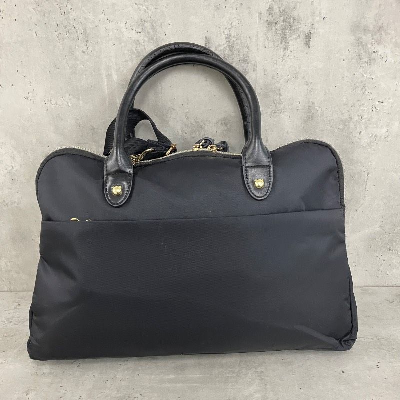 美品】PAUL&JOE ポール&ジョー 2WAY ビジネスバッグ トートバッグ 黒 
