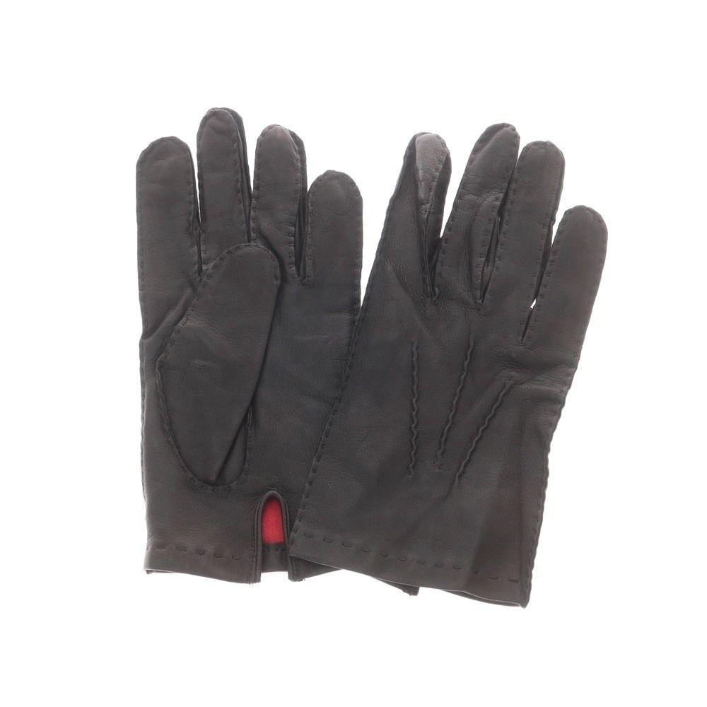 デンツ DENTS レザー シルクライニング 手袋 グローブ ブラック サイズ8 メンズ