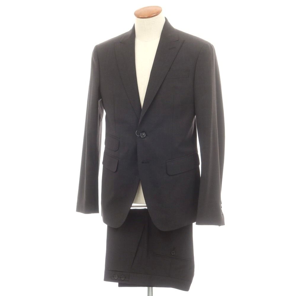 ディースクエアード DSQUARED2 ストレッチ ウール 2つボタンスーツ ダークグレー サイズ48 メンズ