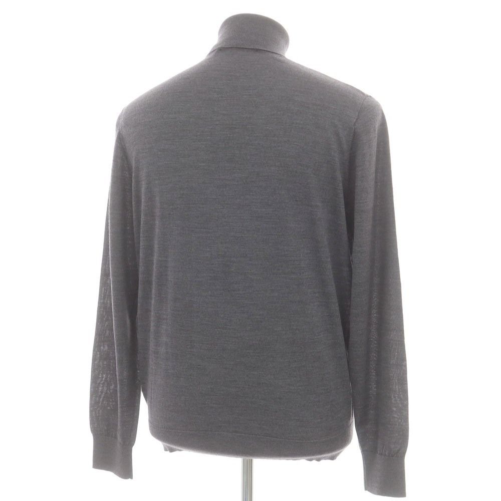 ディースクエアード DSQUARED2 ハイゲージ ウール タートルネック プルオーバーニット グレー サイズL メンズ