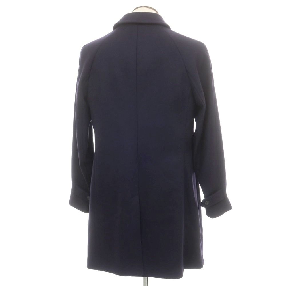 中古】シーラップ Sealup ウール ステンカラーコート ネイビー【サイズ