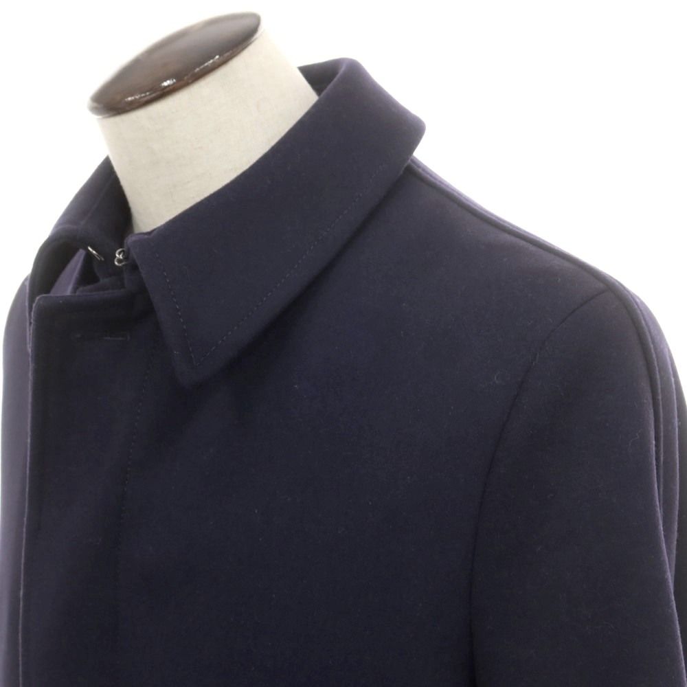 シーラップ Sealup ウール ステンカラーコート ネイビー サイズ50 メンズ
