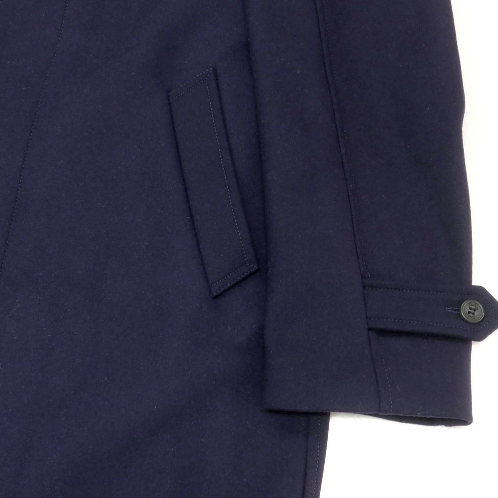 中古】シーラップ Sealup ウール ステンカラーコート ネイビー【サイズ