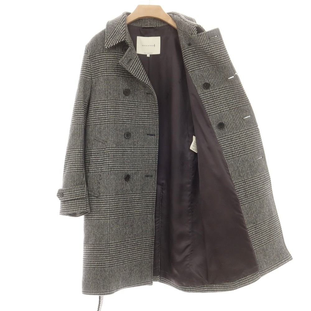 中古】マッキントッシュ Mackintosh ウール グレンチェック ベルテッド