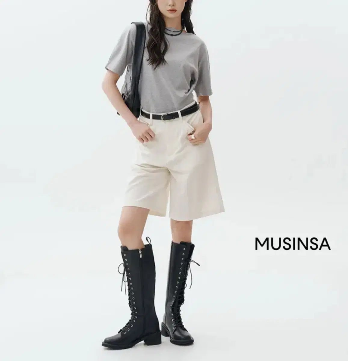 アズオン BUDDY EYELET BOOTS レースアップ ブーツ 240