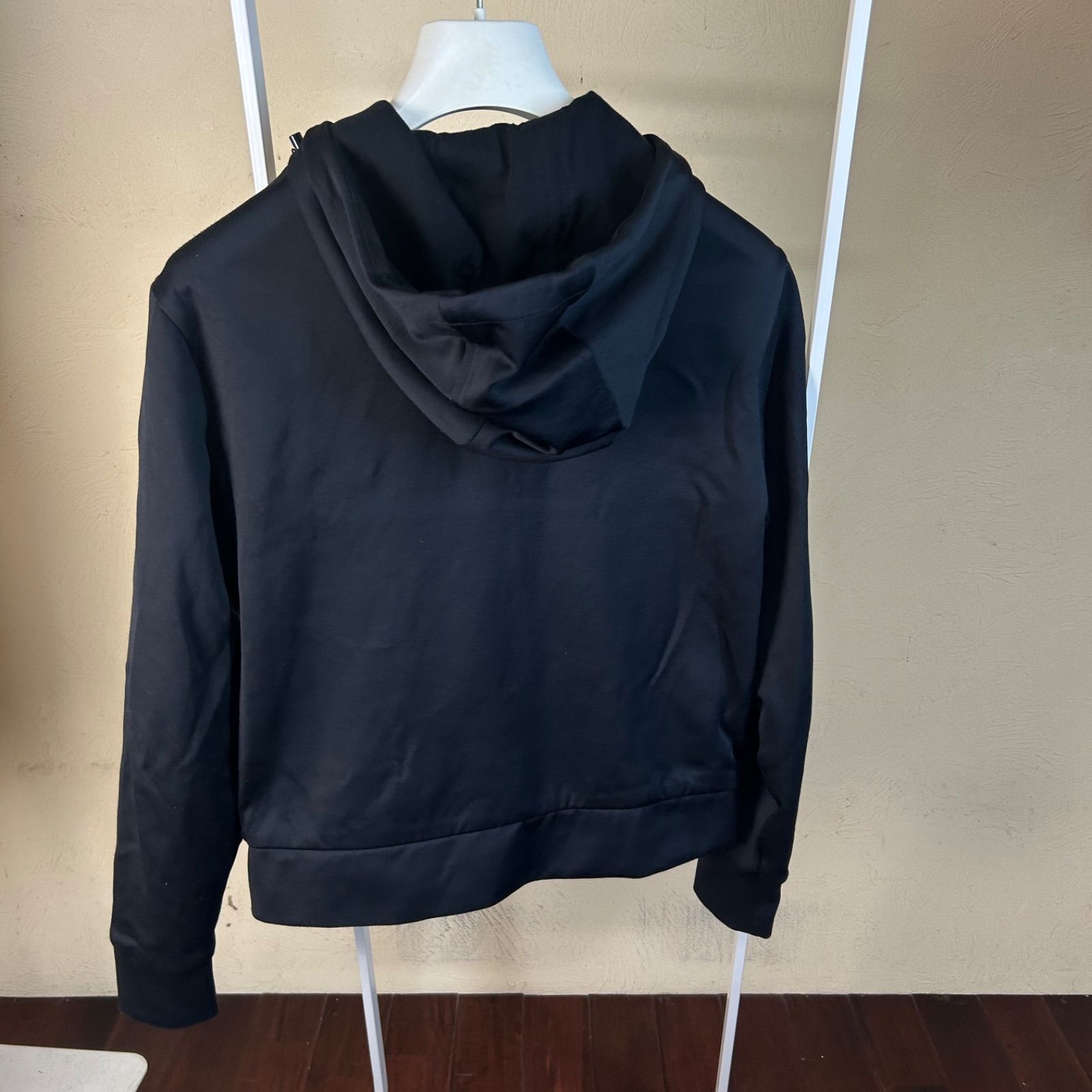 MONCLERモンクレール ジップアップパーカー黒S