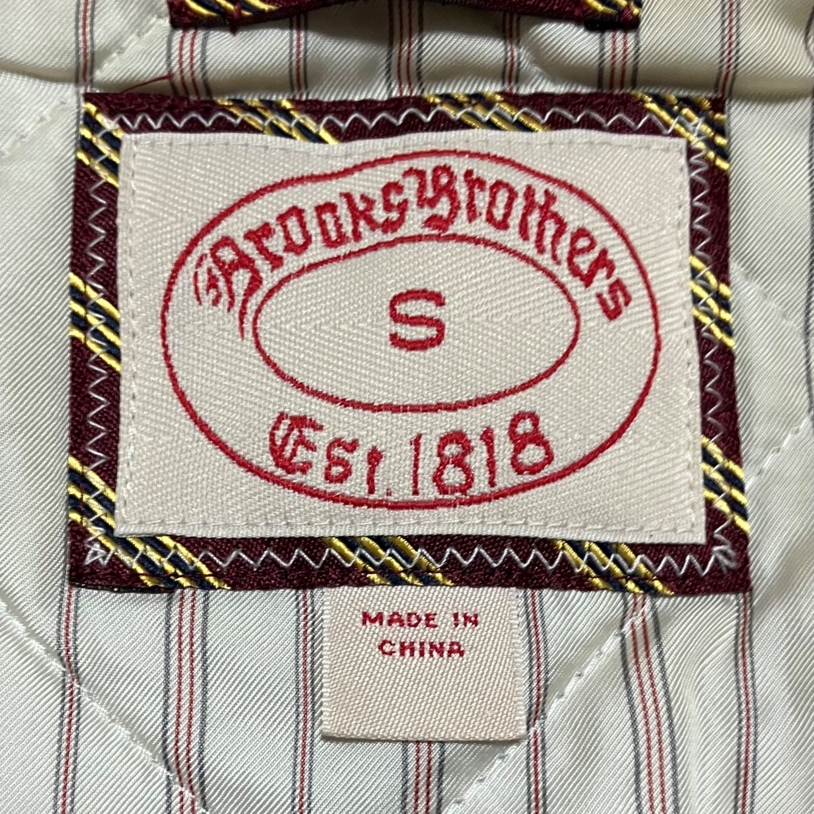 BROOKS BROTHERS MOON生地 スタジャン バーシティージャケット 中綿 S