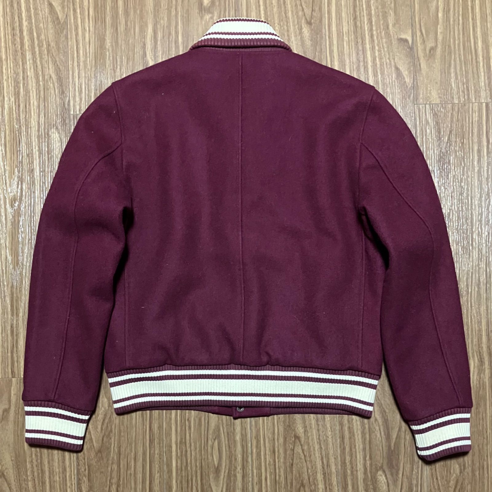 BROOKS BROTHERS MOON生地 スタジャン バーシティージャケット 中綿 S