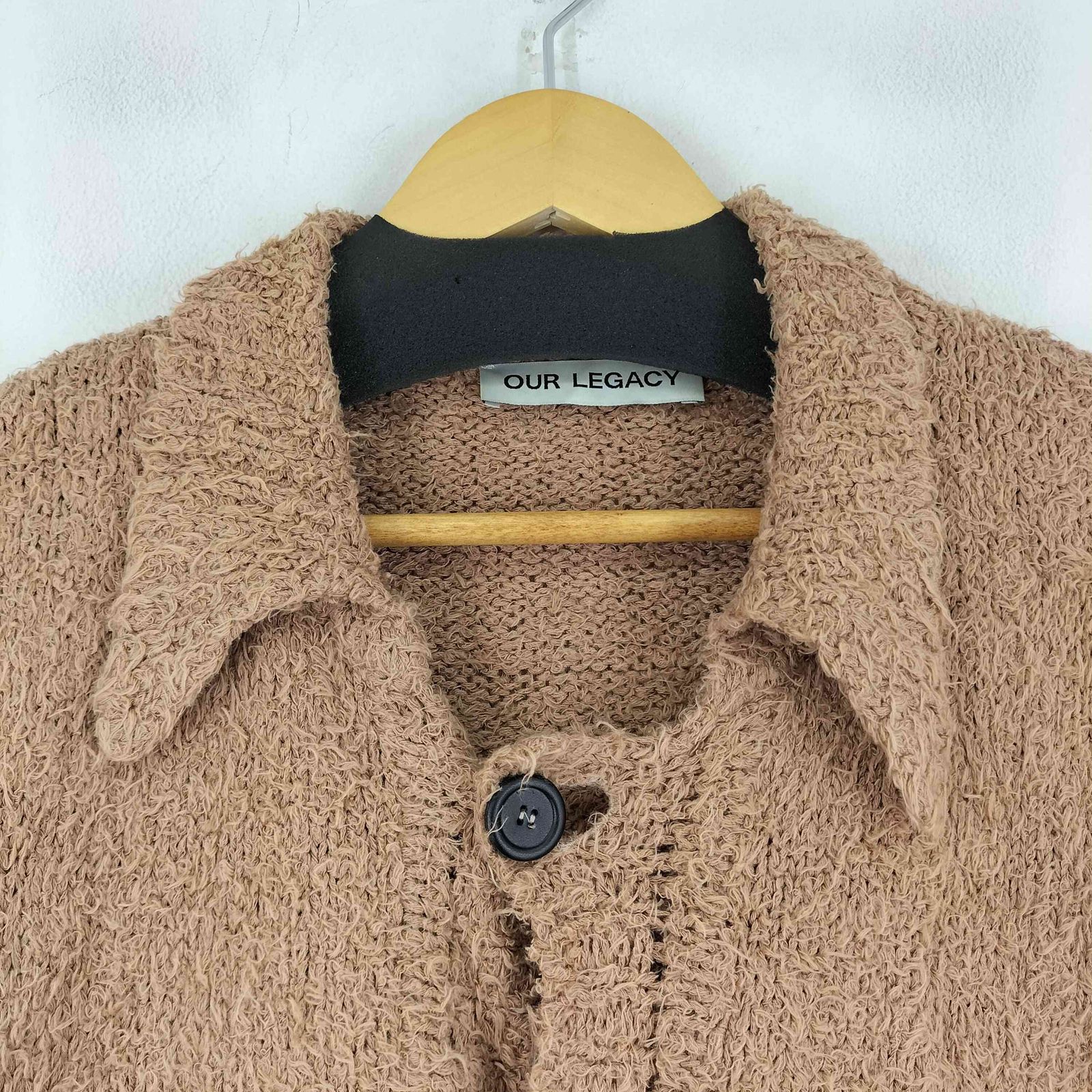 アワーレガシィー OUR LEGACY Big Cardigan Caramel Cloudy Cotton