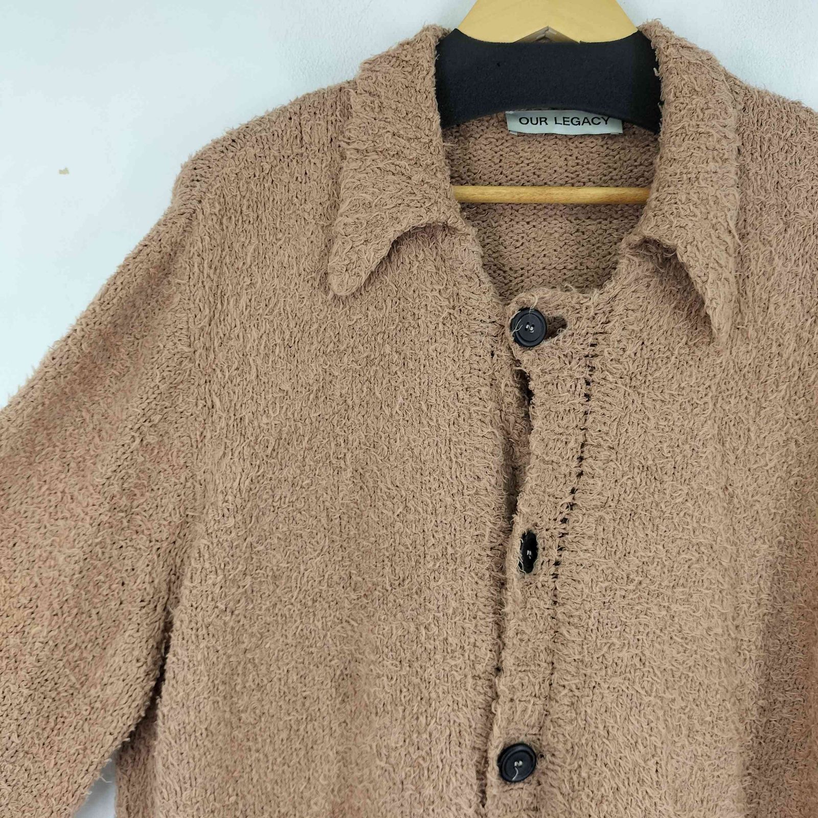 アワーレガシィー OUR LEGACY Big Cardigan Caramel Cloudy Cotton