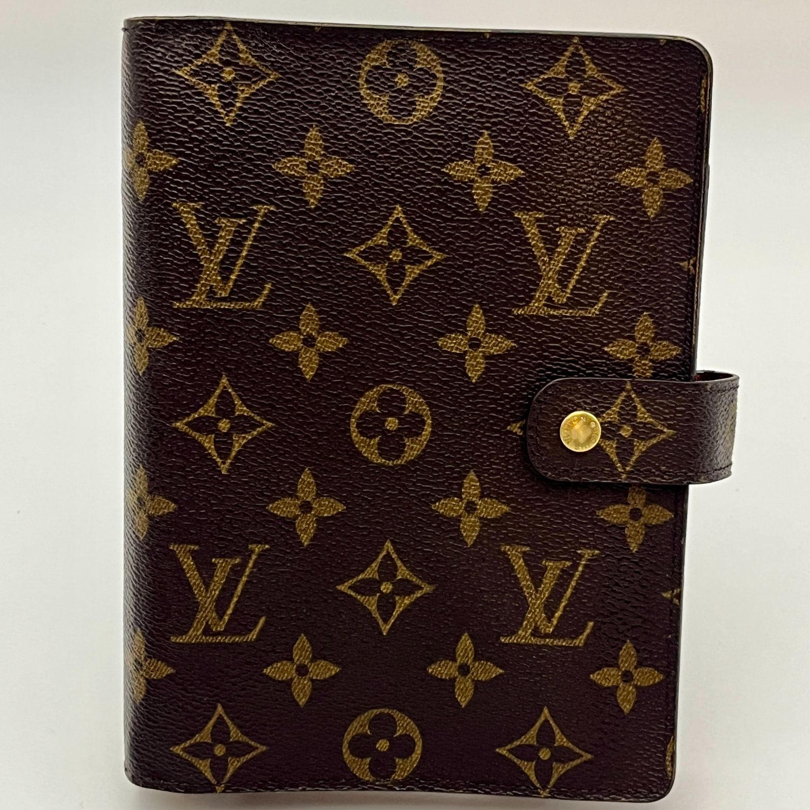 LOUIS VUITTON R 20105 モノグラム アジェンダMM 手帳カバー SP 1002