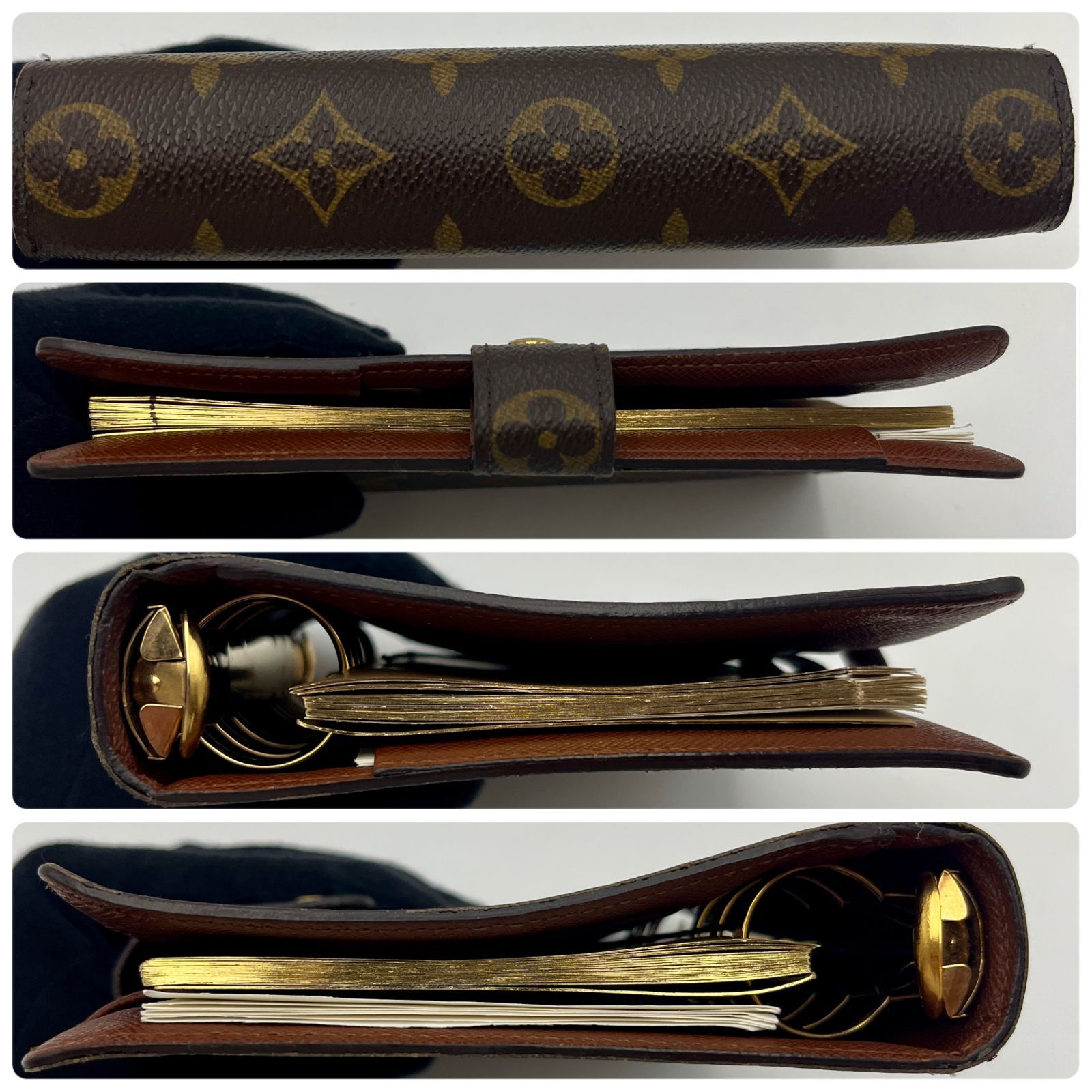  LOUIS VUITTON R 20105 モノグラム アジェンダMM 手帳カバー SP 1002 カードケース 小物