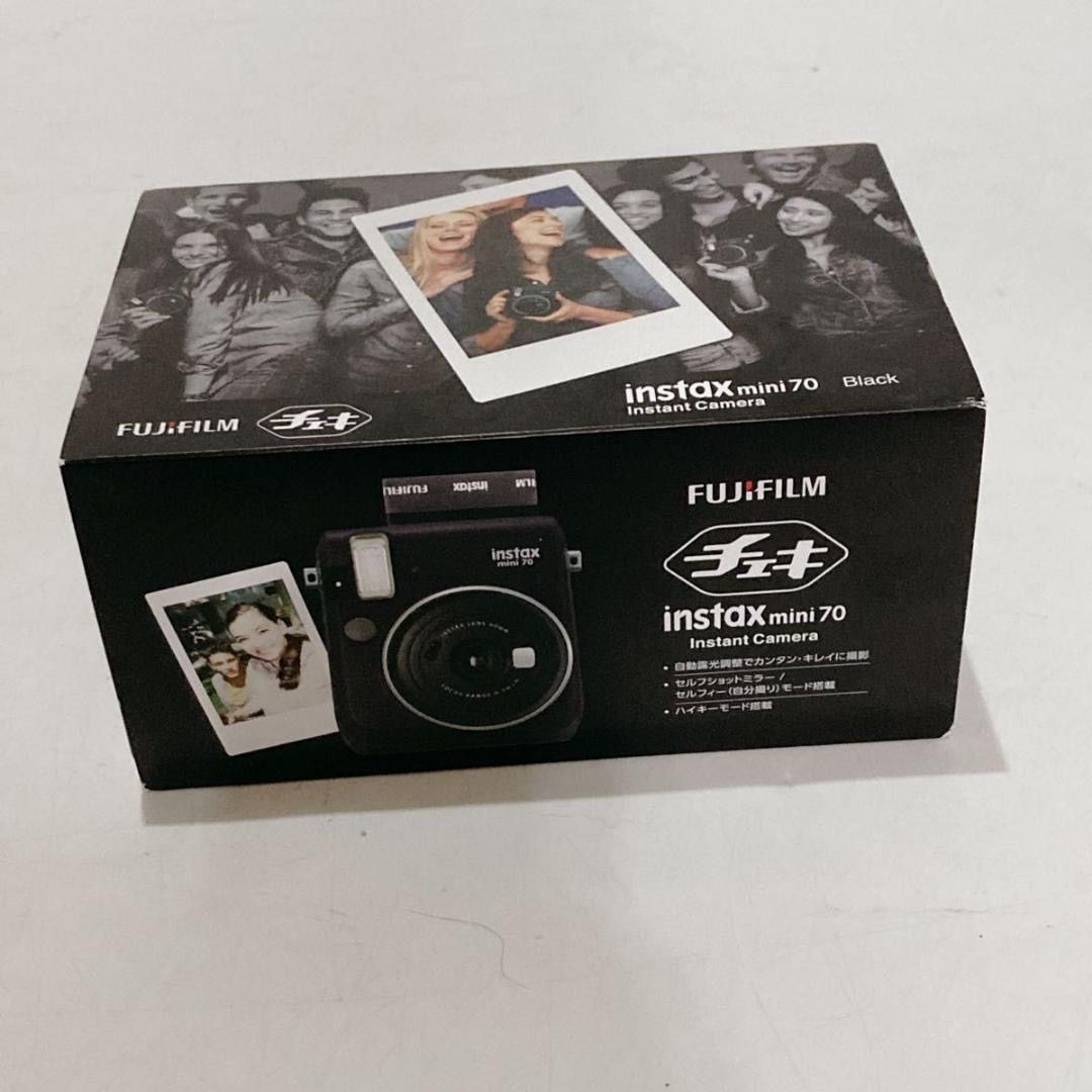 FUJIFILM チェキ instax mini 70 ブラック