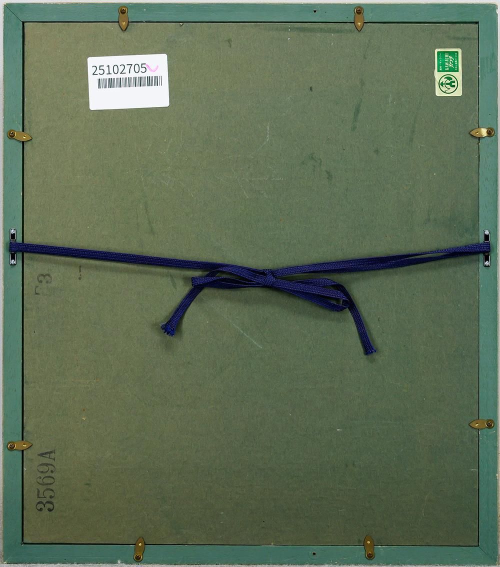 真作】【WISH】木下孝則 油彩 3号 美しく香る、花瓶に咲く薔薇 〇物故