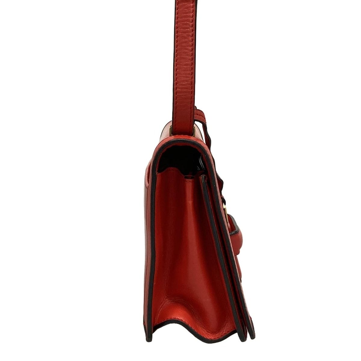 LOEWE(ロエベ) ショルダーバッグ バルセロナ レッド レザー - メルカリ