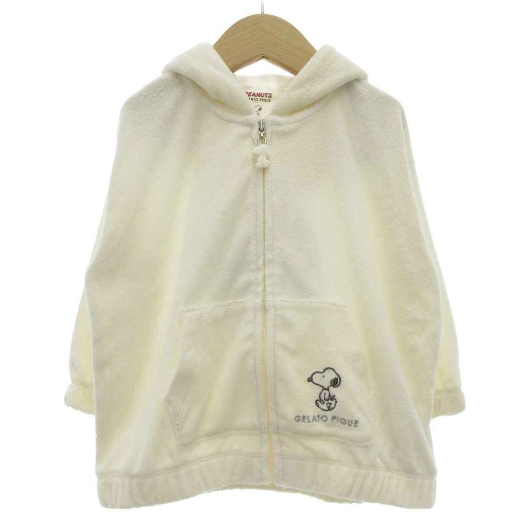 ジェラートピケ gelato pique SNOOPY パイル パーカー＆ショートパンツ