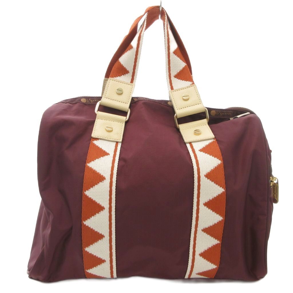 レスポートサック LesportSAC 風間ゆみえ メラニー ボストンバッグ ショルダー 2WAY ナイロン ボルドー AE