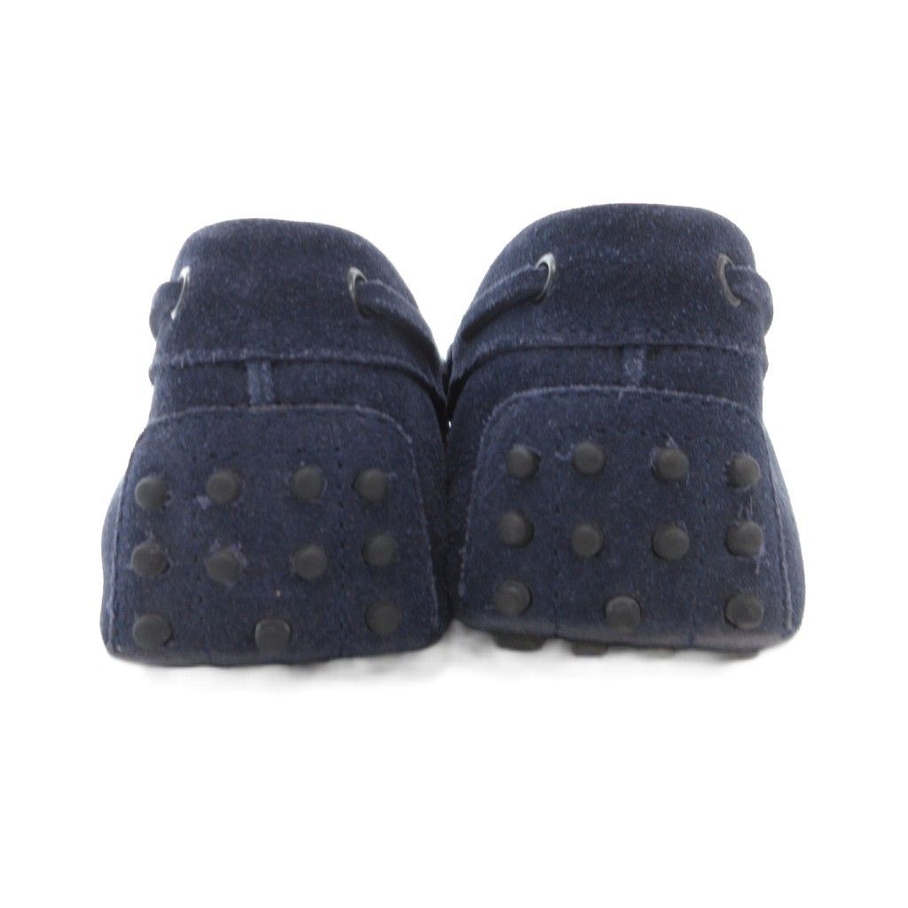 トッズ　ネイビースエード　ダブルT ローファー　2way スリッポン　紺 トッズ ネイビースエード ダブルT ローファー 2way スリッポン 紺