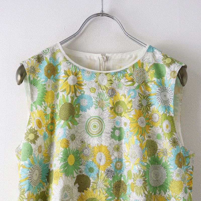 イエロー┃花柄フラワードレス 2400014669596