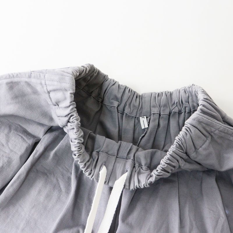 幅広い品揃え。 ゴーシュ カツラギオーバーサイズドパンツ 2｜グレー ボトムス ワイド ロング ボトムス ワイド 2400014678192