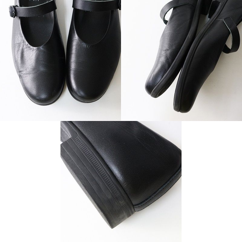  トラベルバイショセ TRAVEL SHOES by chausser merijen メリージェーン ストラップシューズ 39｜ブラック 24.5 cm その他 靴