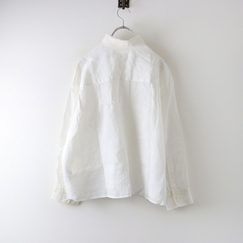 2025SS ドゥーズィエムクラス Deuxieme Classe Linen シャツ |オフホワイト トップス 前開き 長袖 カットソー 2400014668346