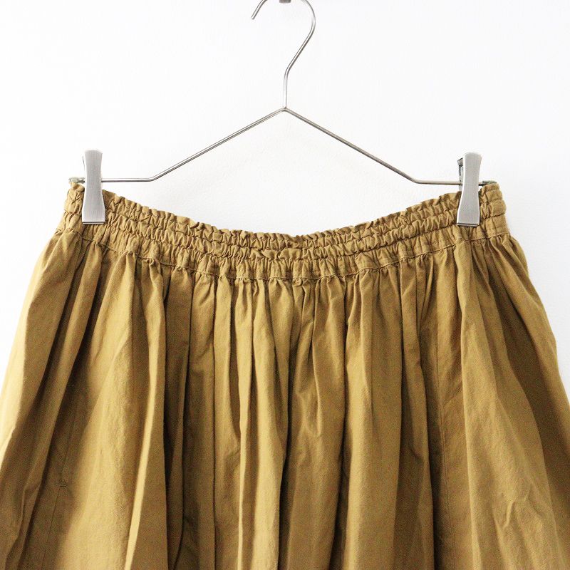 ハウス HUIS 遠州織物 U402 オーガニックコットンロングスカート F