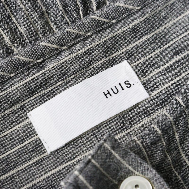 HUIS ハウス　U205 水色ストライプロングワンピース HUIS ハウス U205 水色ストライプロングワンピース U205ロング