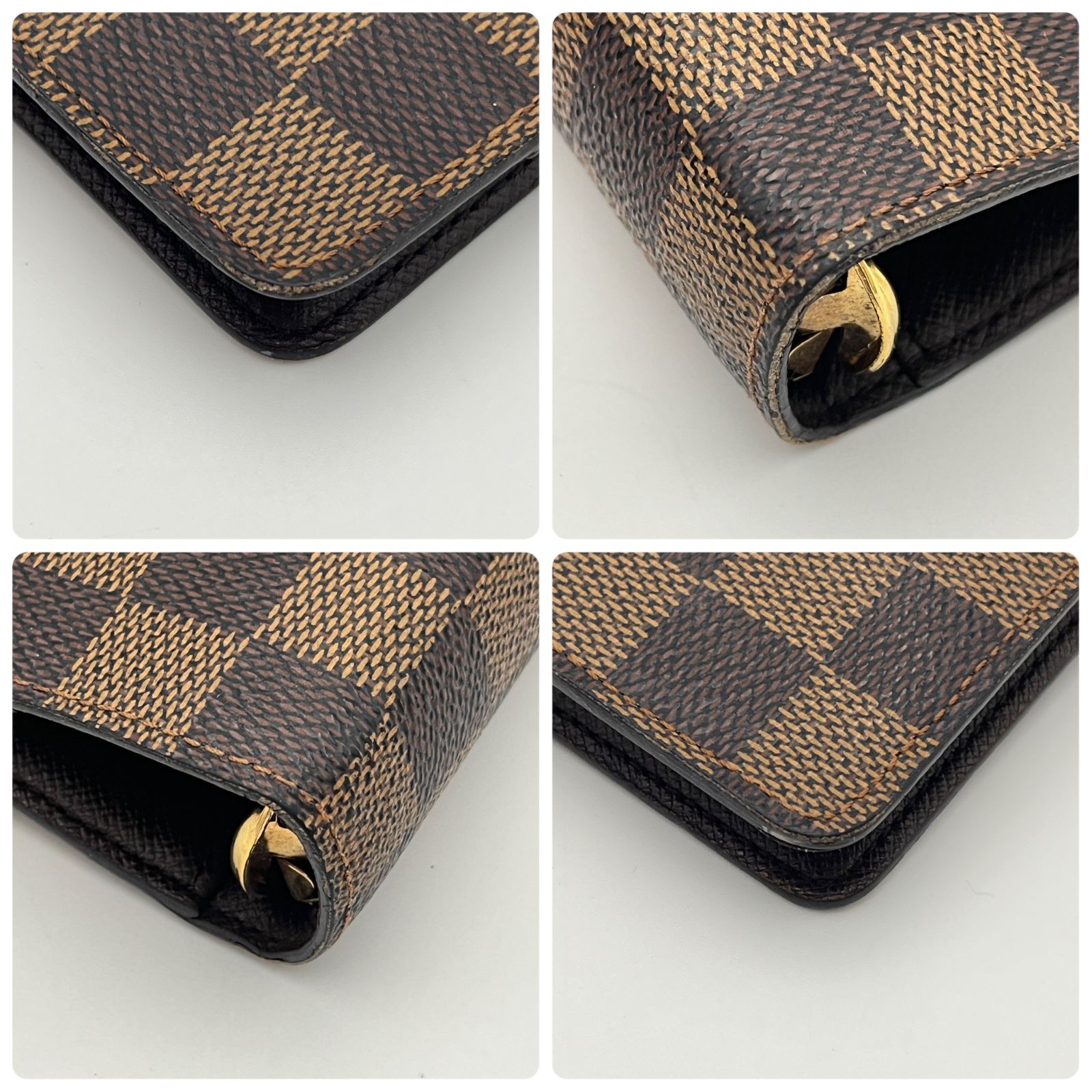  LOUIS VUITTON R 20701 ダミエ エベヌ アジェンダMM 手帳カバー SP 0053 カードケース 小物