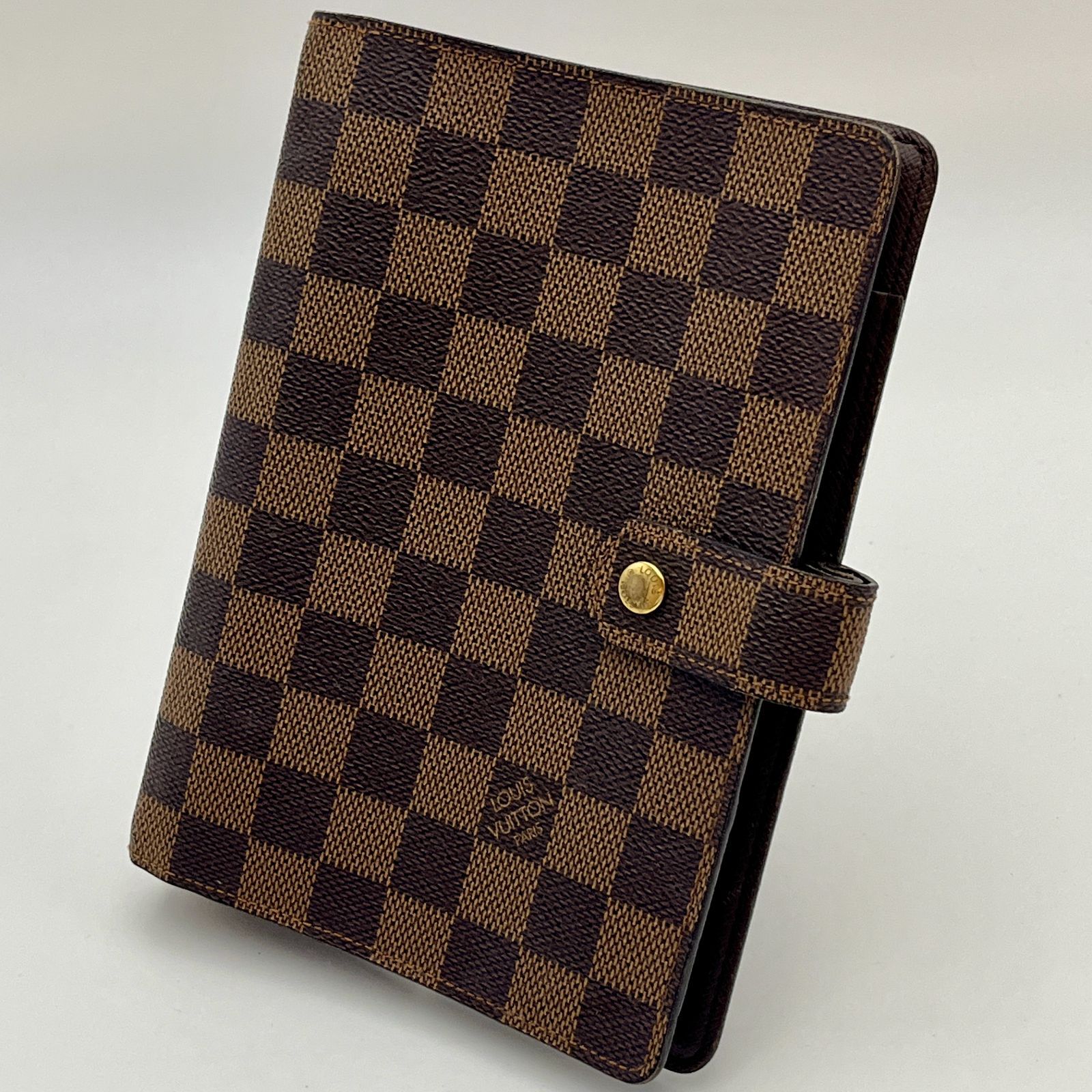 LOUIS VUITTON R 20701 ダミエ エベヌ アジェンダMM 手帳カバー SP 0053