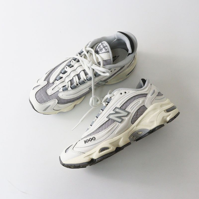  ニュー ンス Balance スニーカー 23 cm｜オフホワイト シューズ メッシュ レースアップ スニーカー 靴