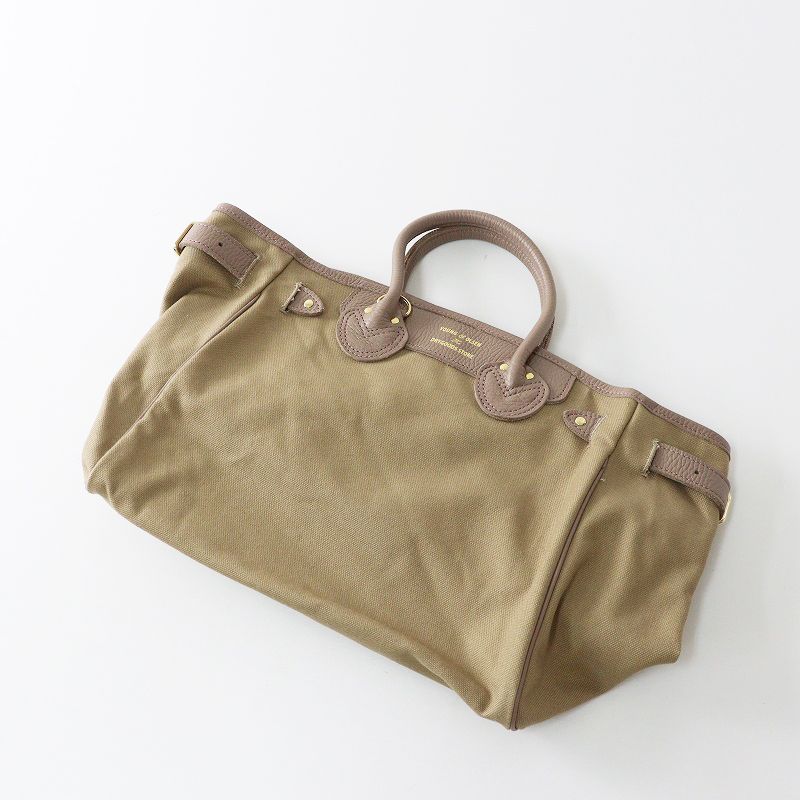 ヤングアンドオルセン YOUNG & OLSEN The DRYGOODS STORE BELTED CVS トートバッグ ｜ベージュ ハンドバッグ【2400014678741】