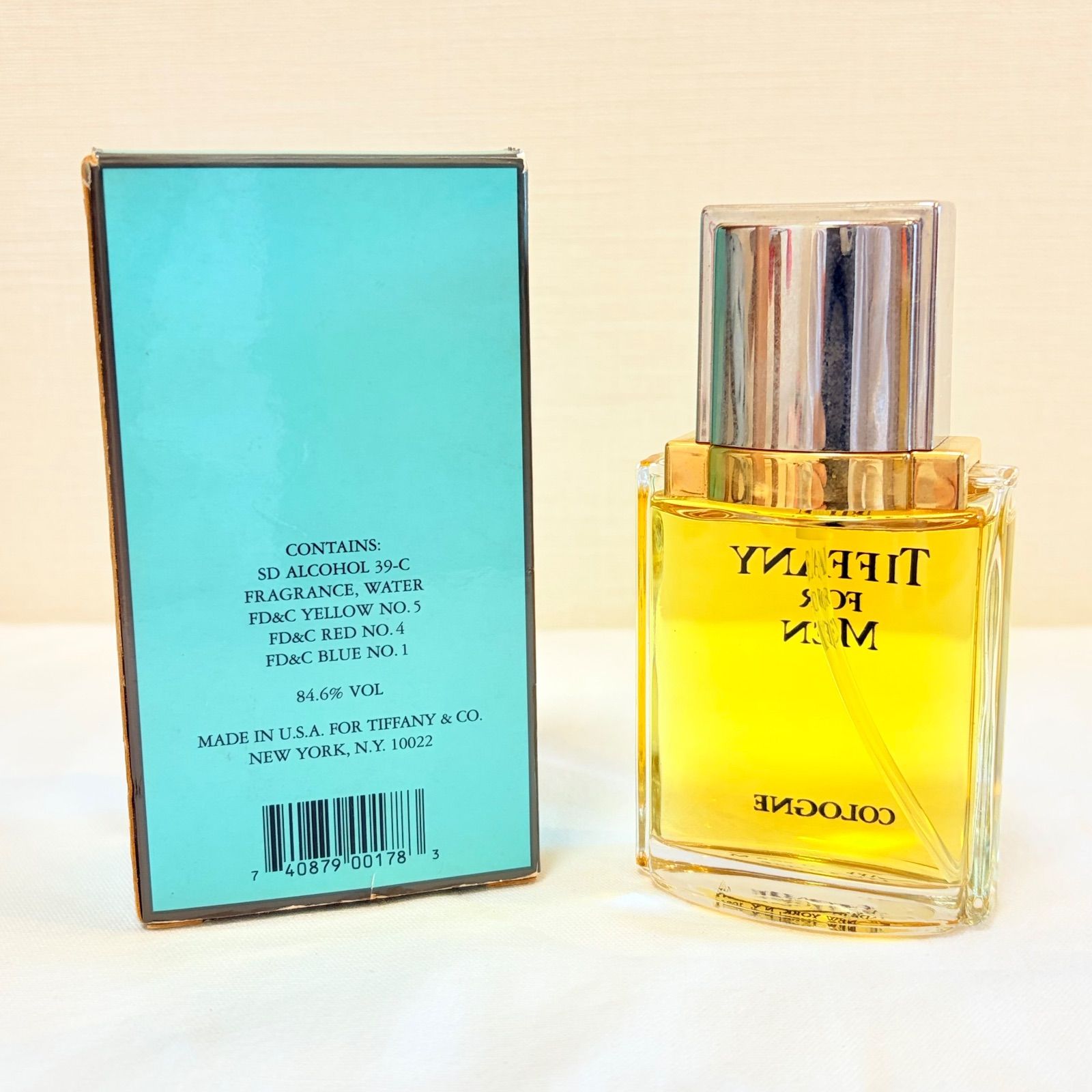 希少 新品 TIFFANY FOR MEN COLOGNE ティファニー フォー メン コロン