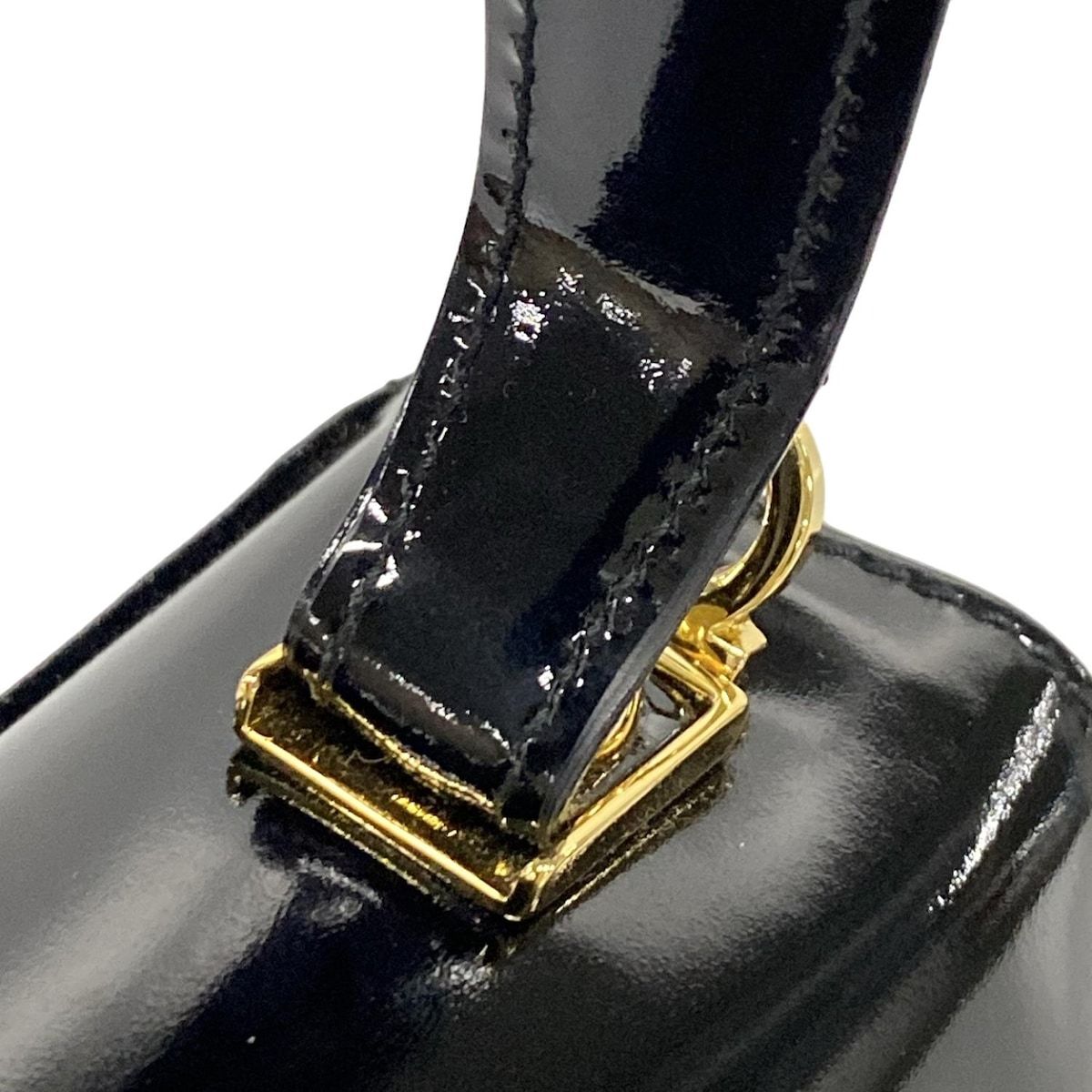 黒×ゴールド レザー