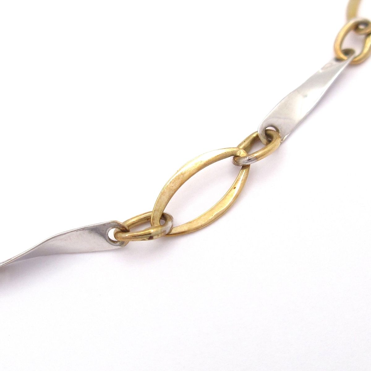 Unbranded ノーブランド ブレスレット K10YG×K10WG 総重量 1.7g