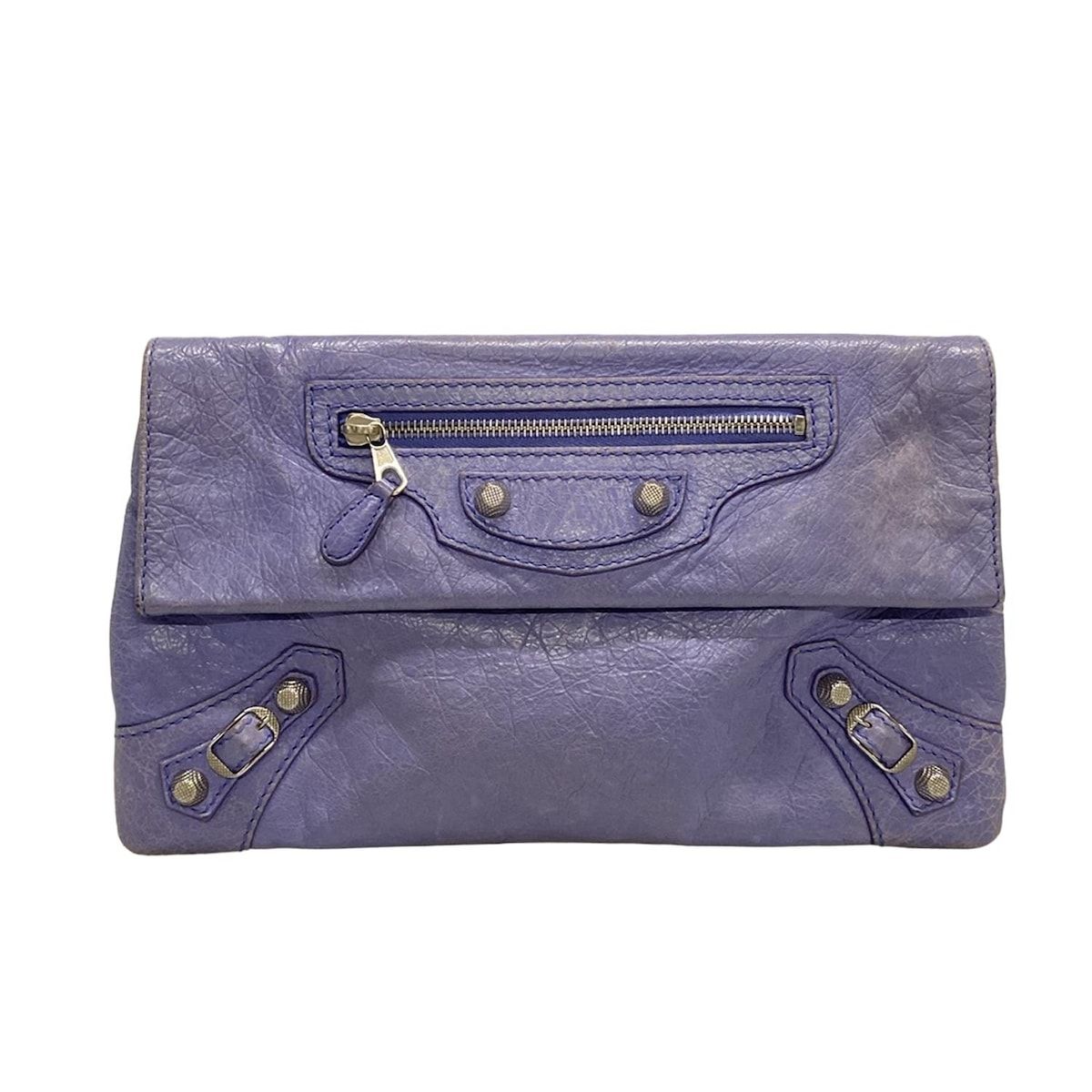 BALENCIAGA バレンシアガ クラッチバッグ ザ ジャイアントエンベロープクラッチ 282011 ライトパープル レザー