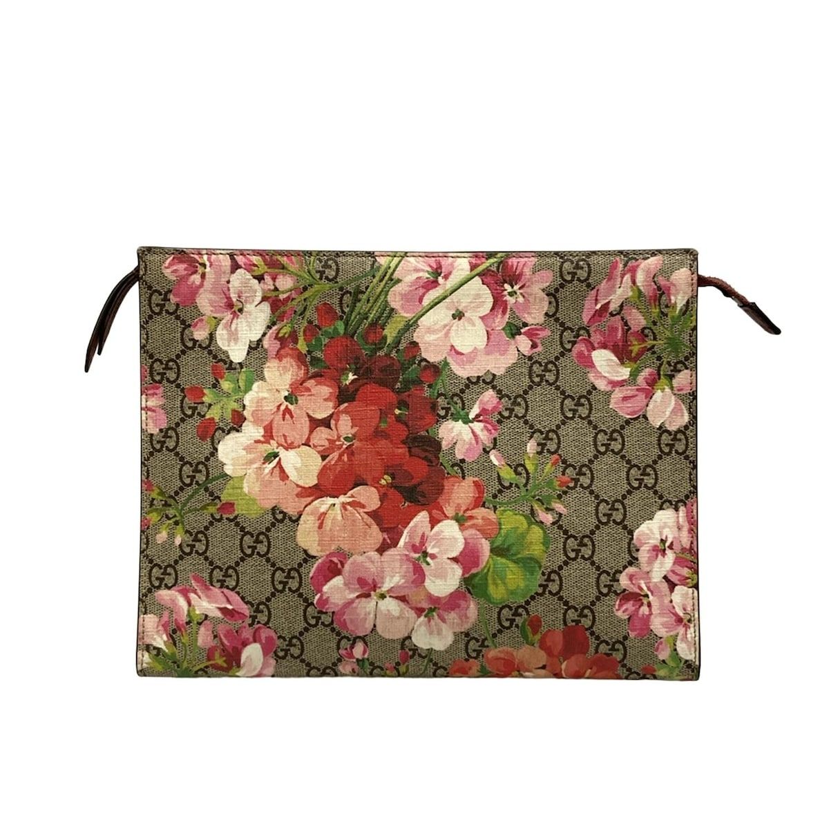 GUCCI グッチ クラッチバッグ GGブルームス GGスプリーム 430268 ベージュ×ピンク×マルチ 花柄