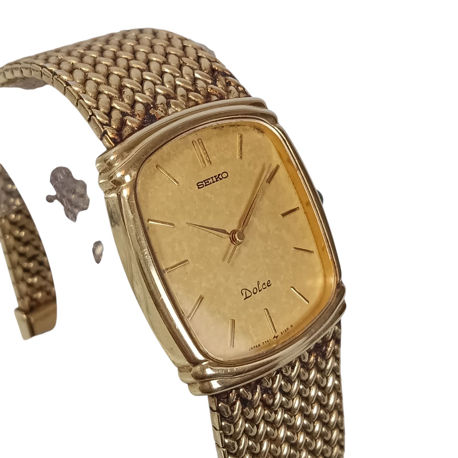 稼働 綺麗】1107-2 SEIKO DOLCE セイコー ドルチェ 7741-5110 メンズ