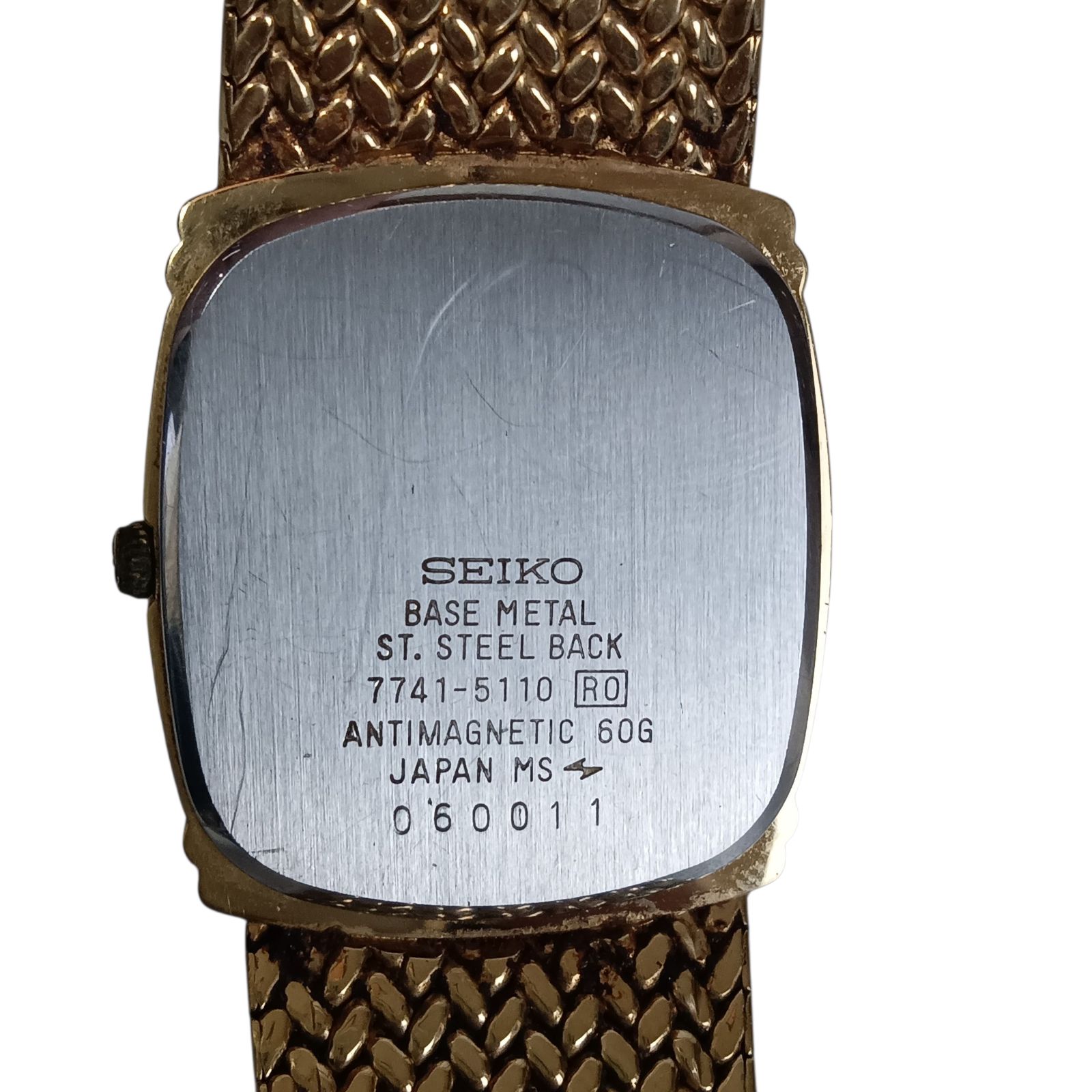稼働 綺麗】1107-2 SEIKO DOLCE セイコー ドルチェ 7741-5110 メンズ