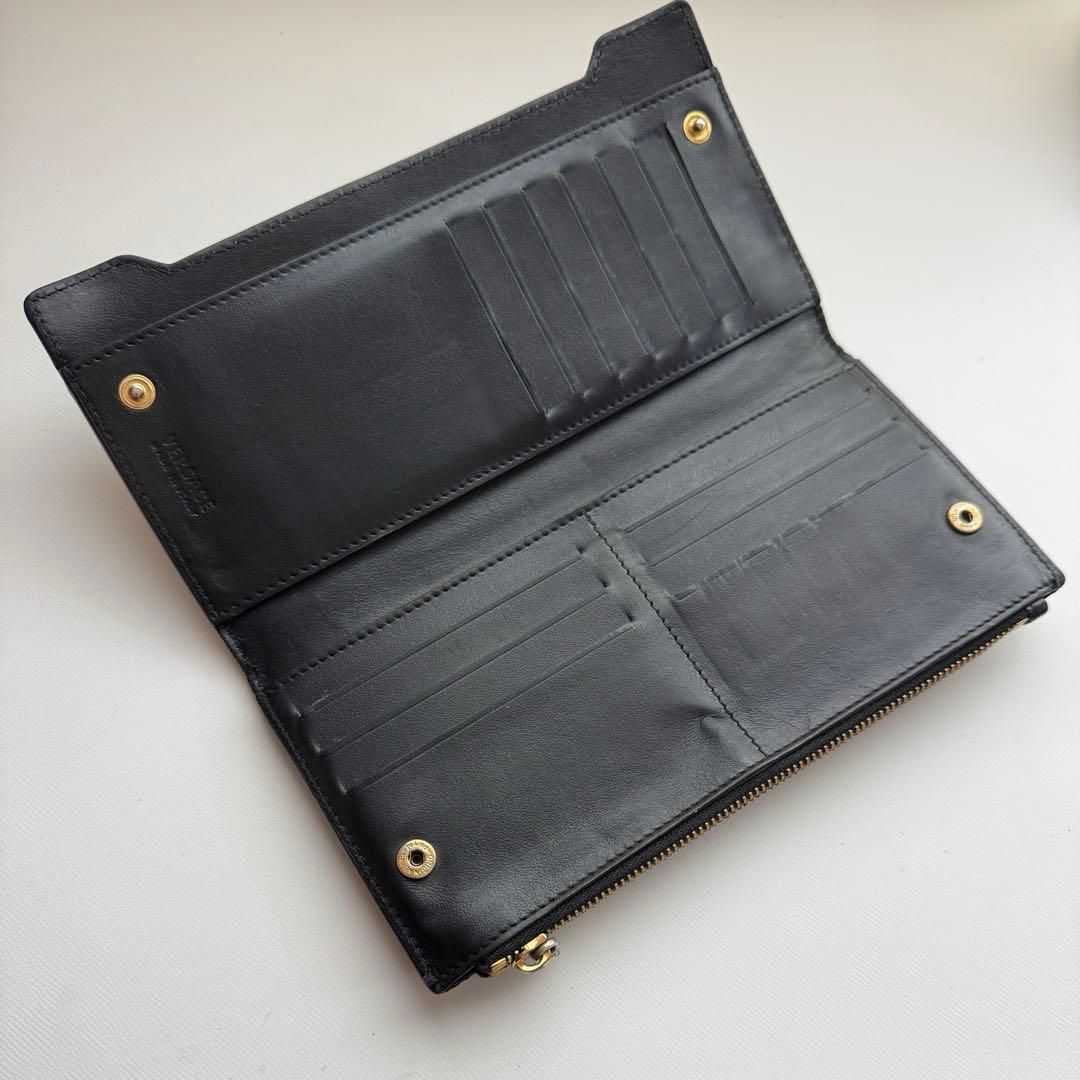 公式 【美品】 975 Versace ヴェルサーチ 2つ折り 長財布