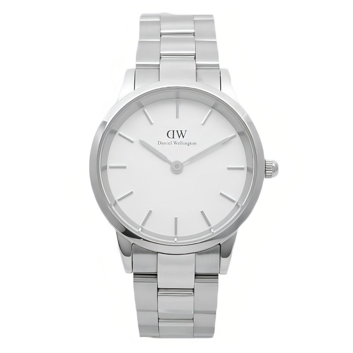 ダニエルウェリントン DANIEL WELLINGTON 腕時計 Iconic Link Silver アイコニック リンク ホワイト シルバー ウォッチ シンプル アナログ おしゃれ 人気 ブランド 誕生日 記念 プレゼント ギフト