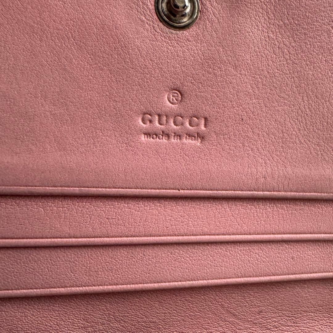 美品】 GUCCI 購入 グッチ マーモント 2つ折り 財布 コンパクト