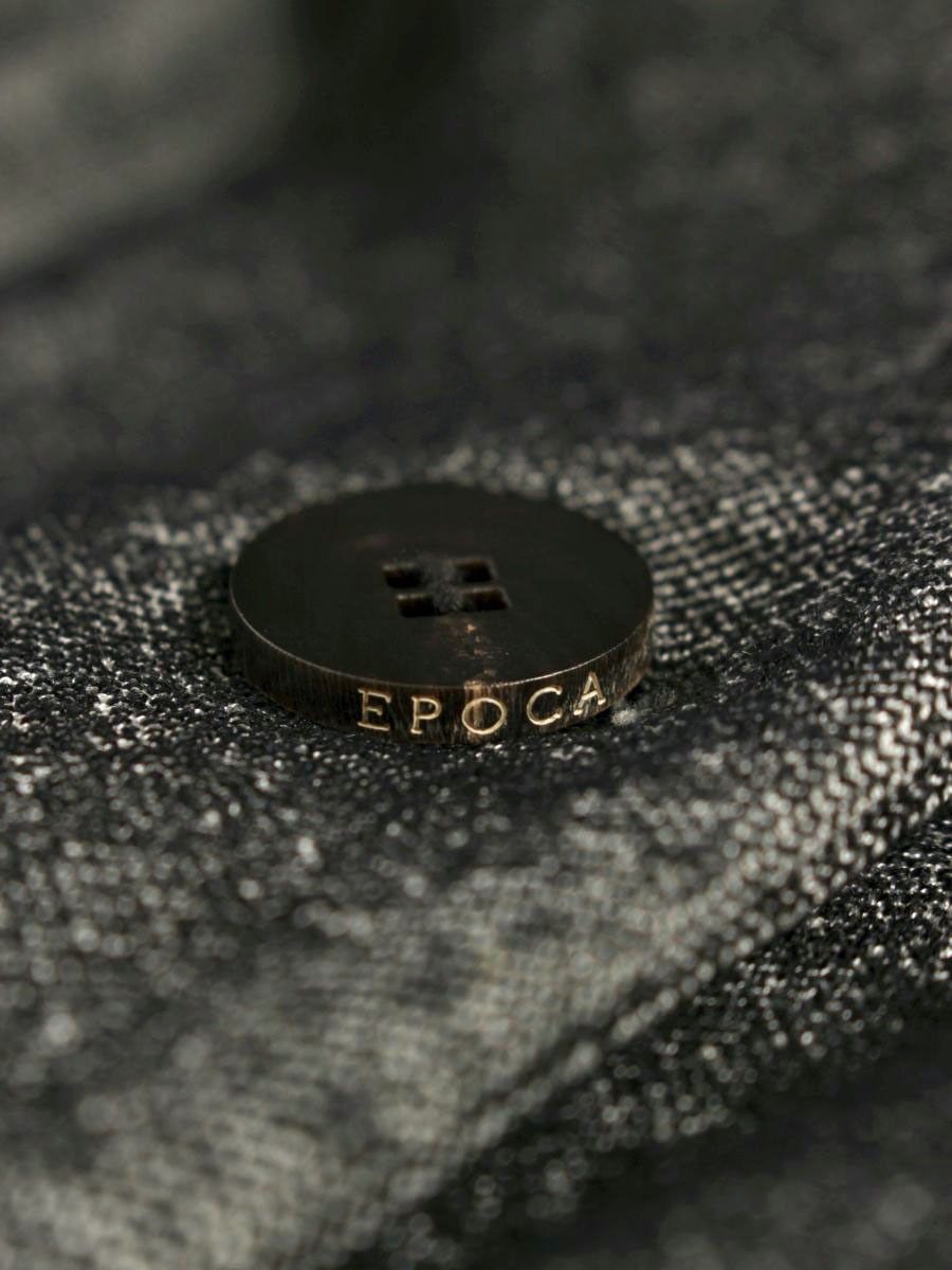 エポカ M5E05-226-08 ジャケット 38 グレー ノーカラーストレッチ