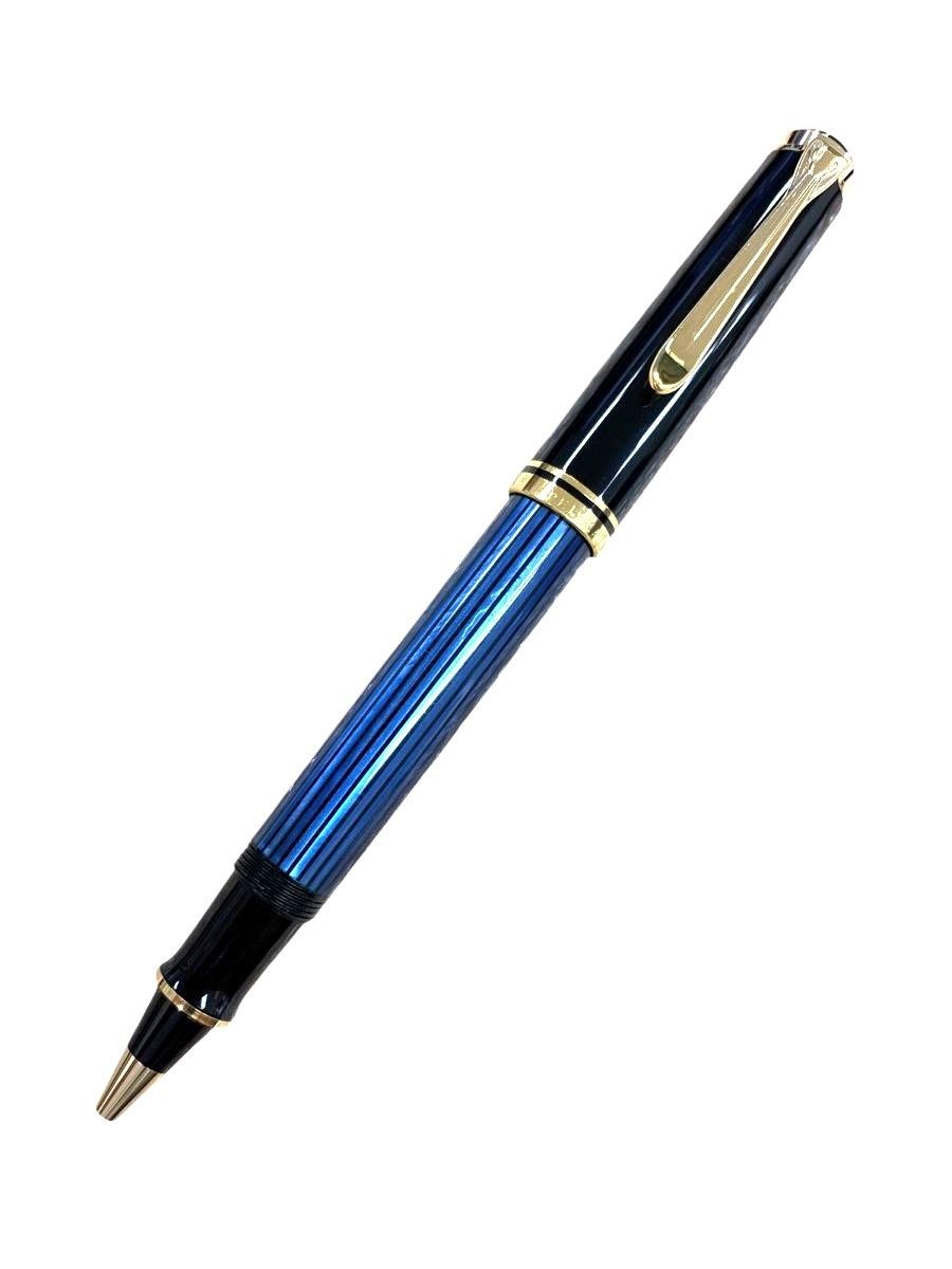 ペリカン スーベレーン R600 ローラーボールペン ブルー ストライプ ITMMVQXX4F6S