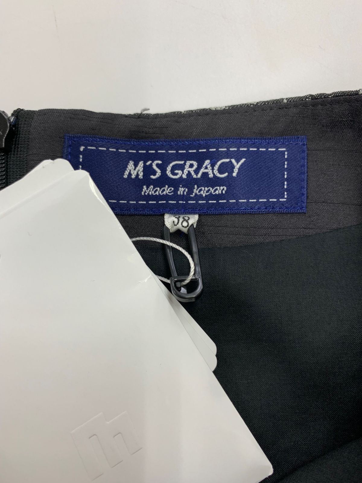 フロントジップ リボン