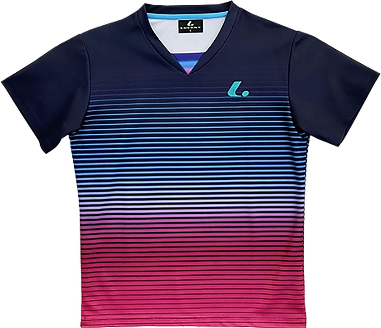 ルーセント LUCENT テニス LADIES ゲームシャツ 襟なし XLH2640 ホワイト